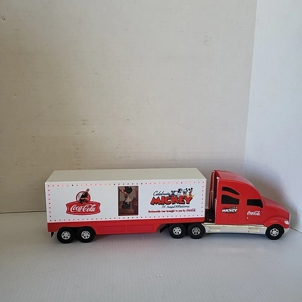 Coca-Cola 2004 Mickey Mouse Tour Semi Truck Carrier 75th Anniversary Lights